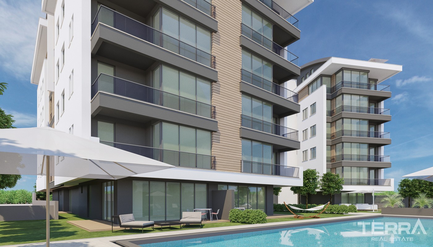 Antalya Apartments for Sale in Park Tema Residence in Konyaaltı - 21578