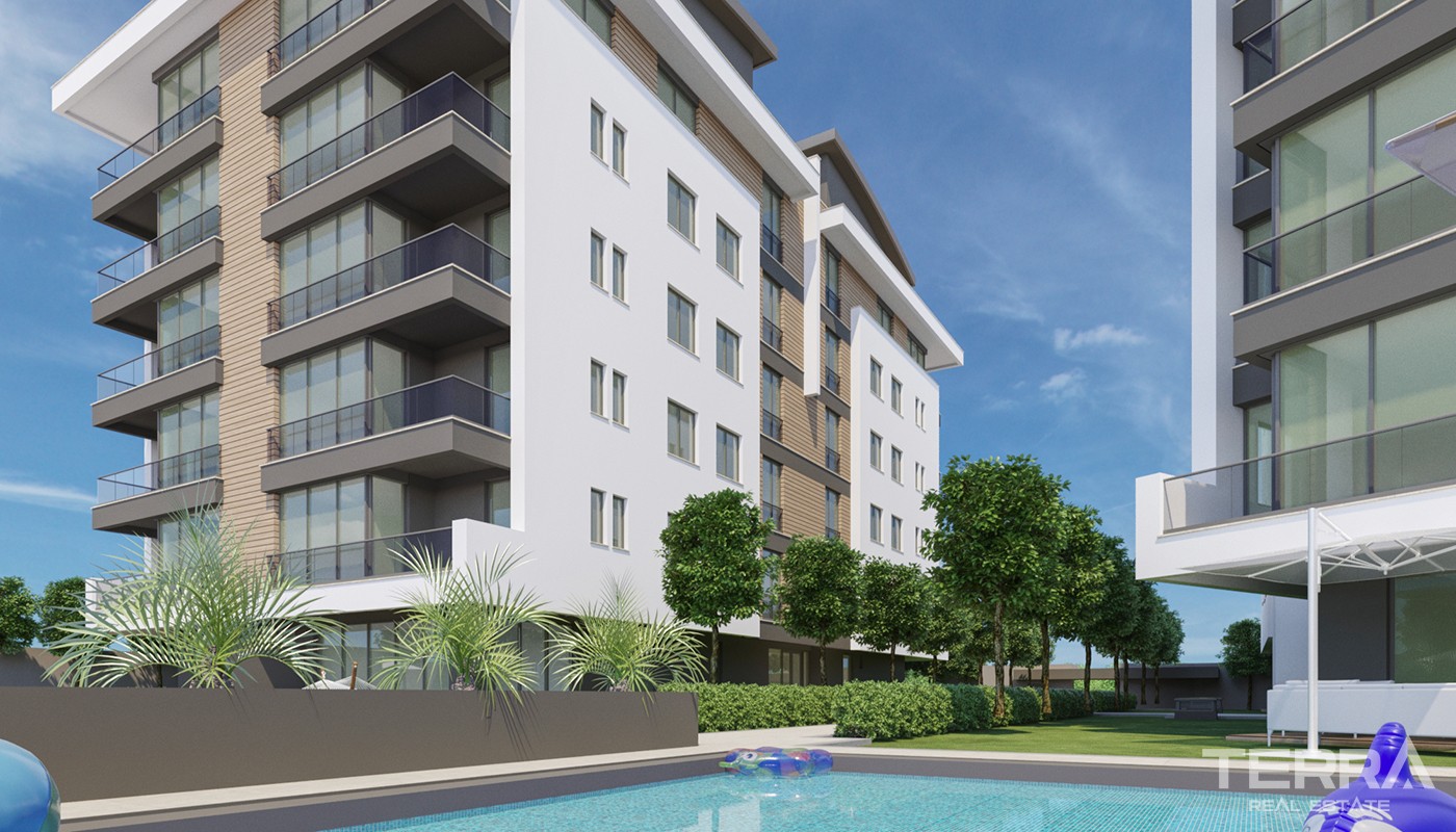 Antalya Apartments for Sale in Park Tema Residence in Konyaaltı - 21579