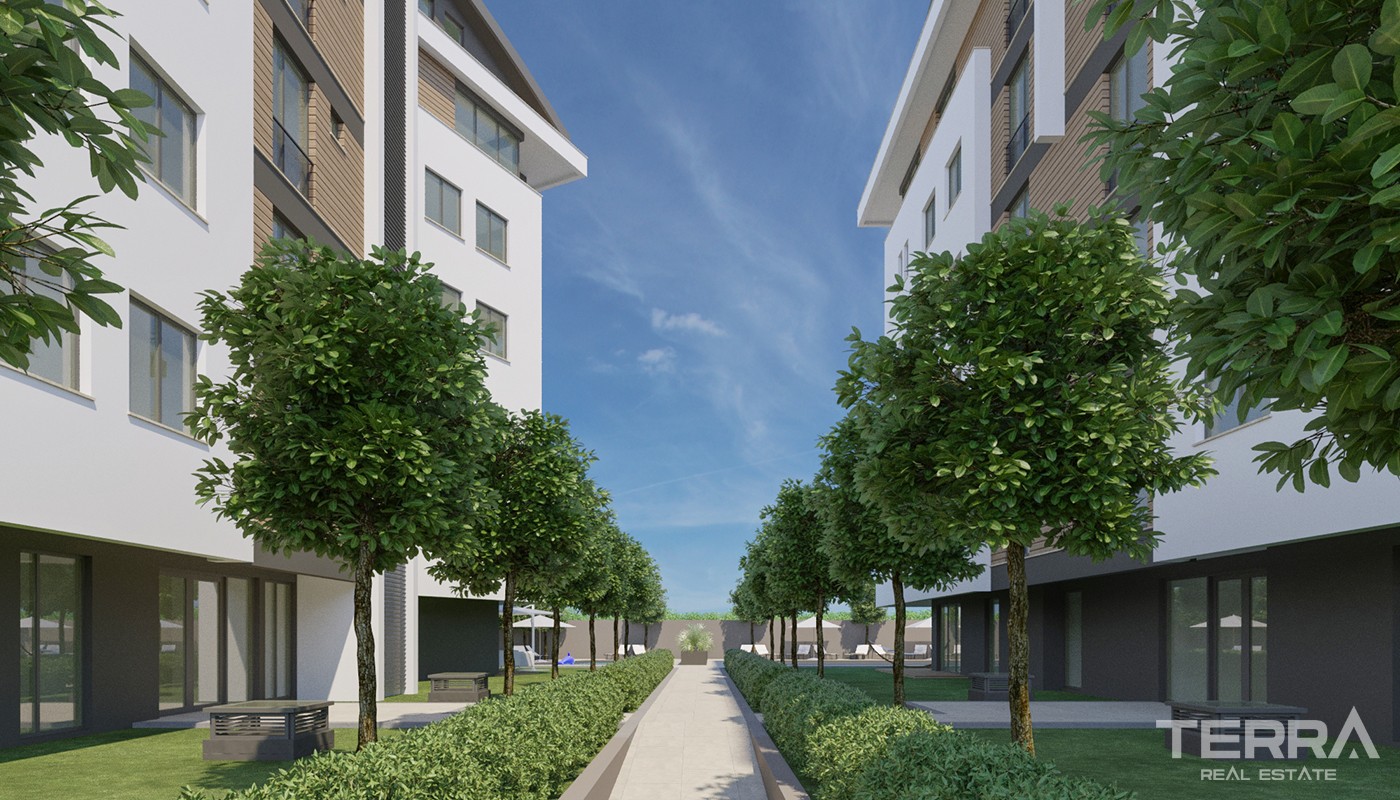 Antalya Apartments for Sale in Park Tema Residence in Konyaaltı - 21581