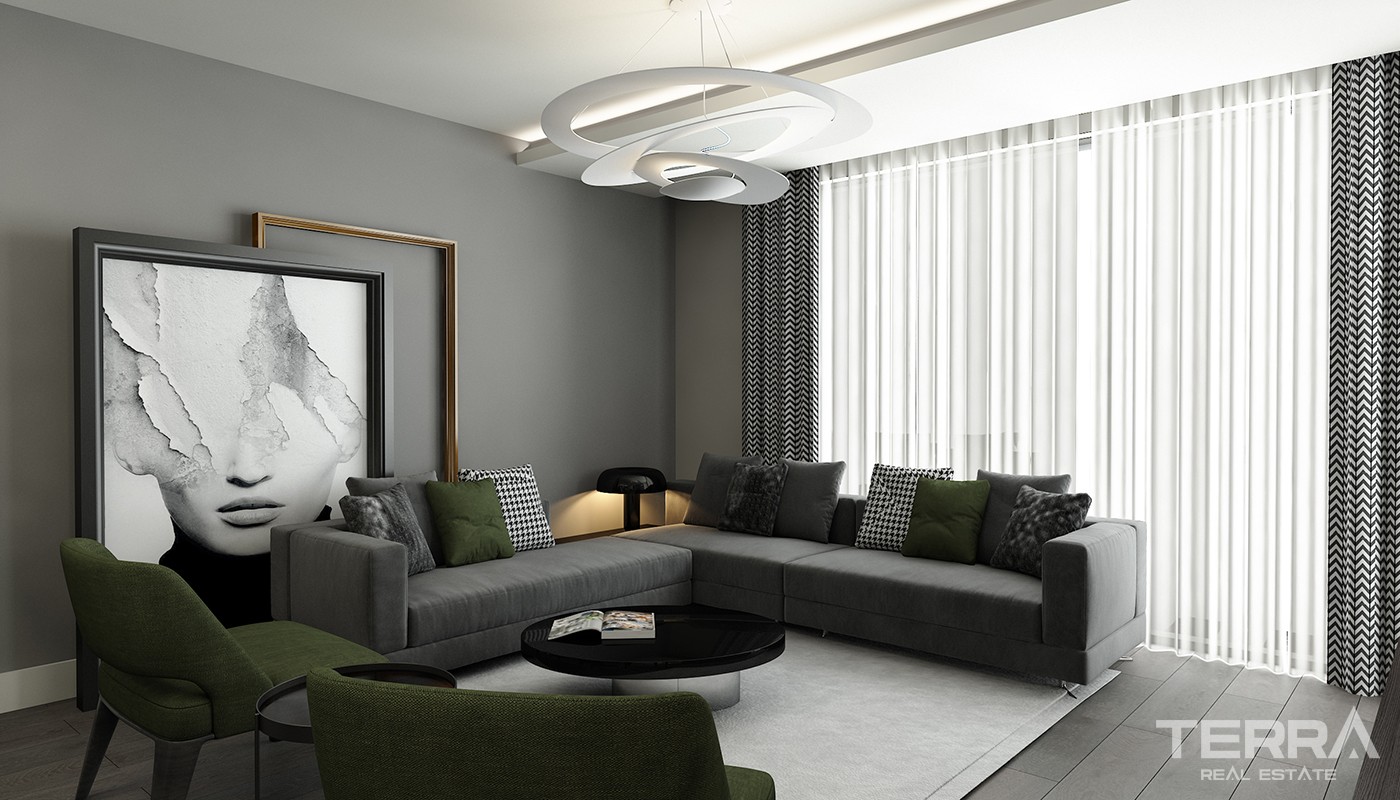 Antalya Apartments for Sale in Park Tema Residence in Konyaaltı - 21590