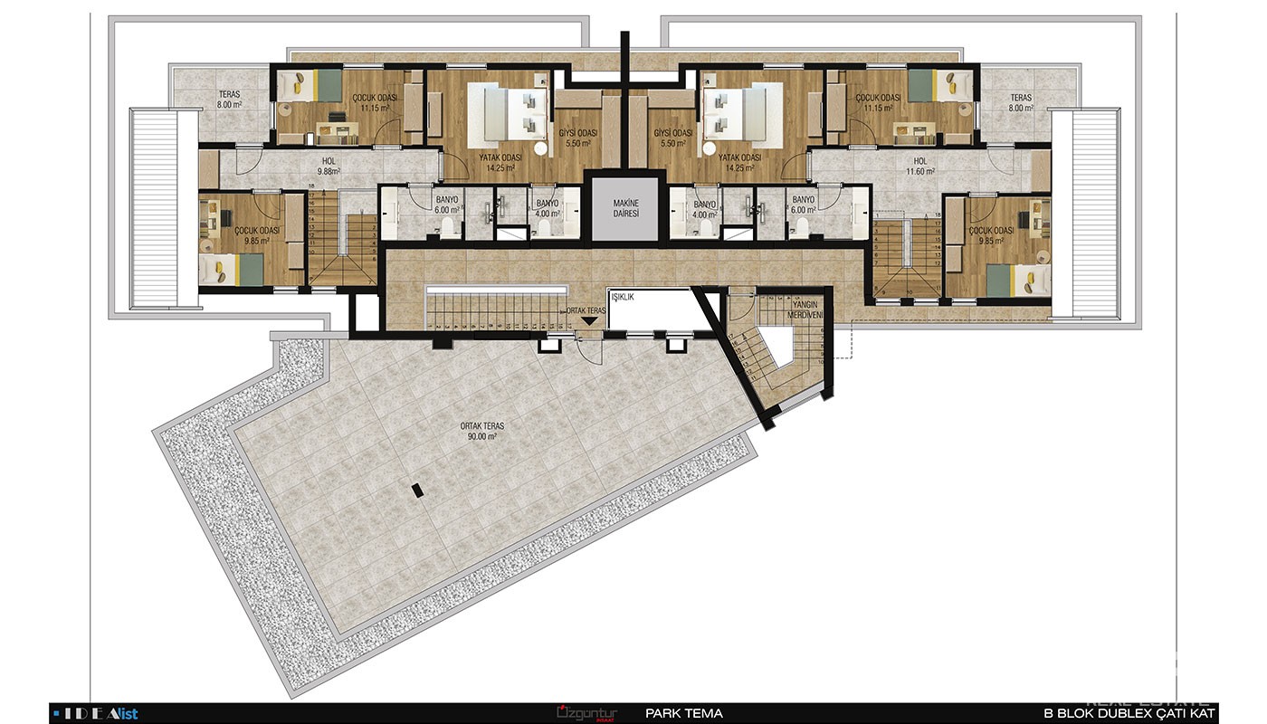 Antalya Apartments for Sale in Park Tema Residence in Konyaaltı - 21776