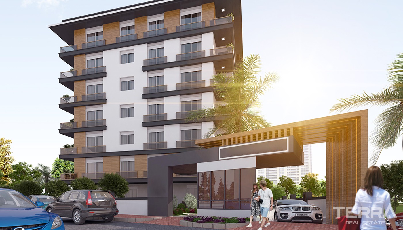 Family Friendly Apartments for Sale in New Life Residence in Konyaaltı - 21615
