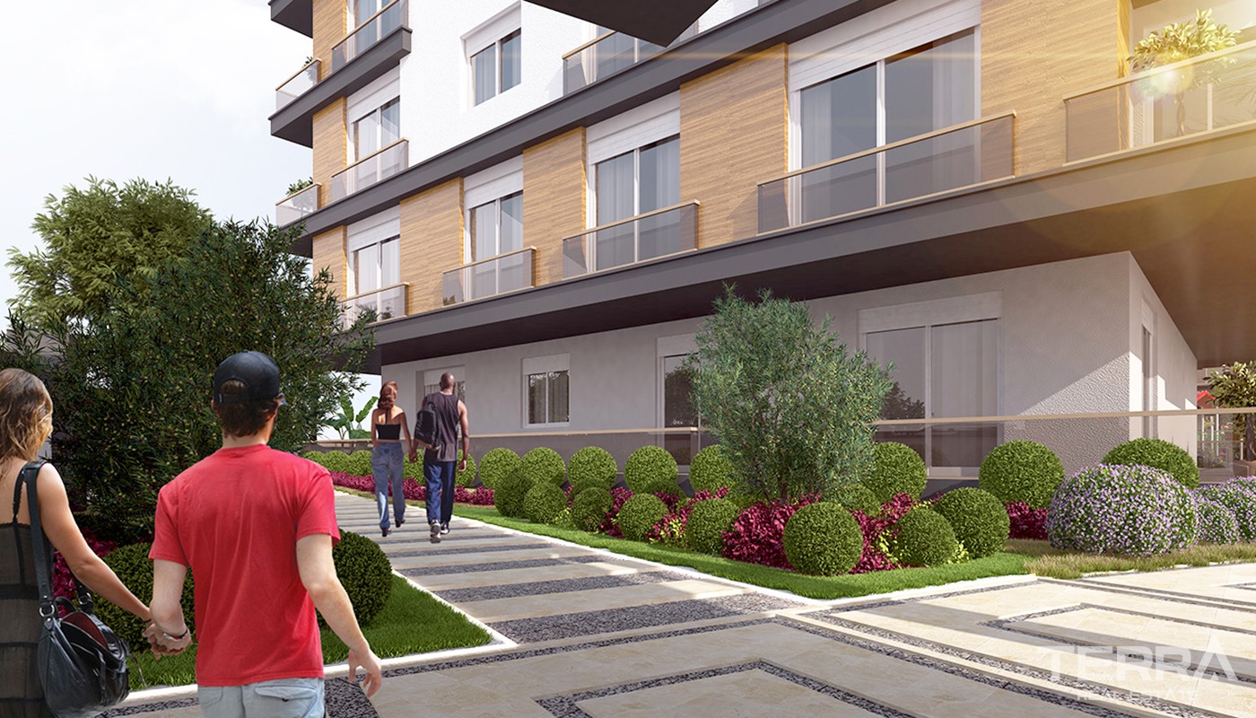 Family Friendly Apartments for Sale in New Life Residence in Konyaaltı - 21628