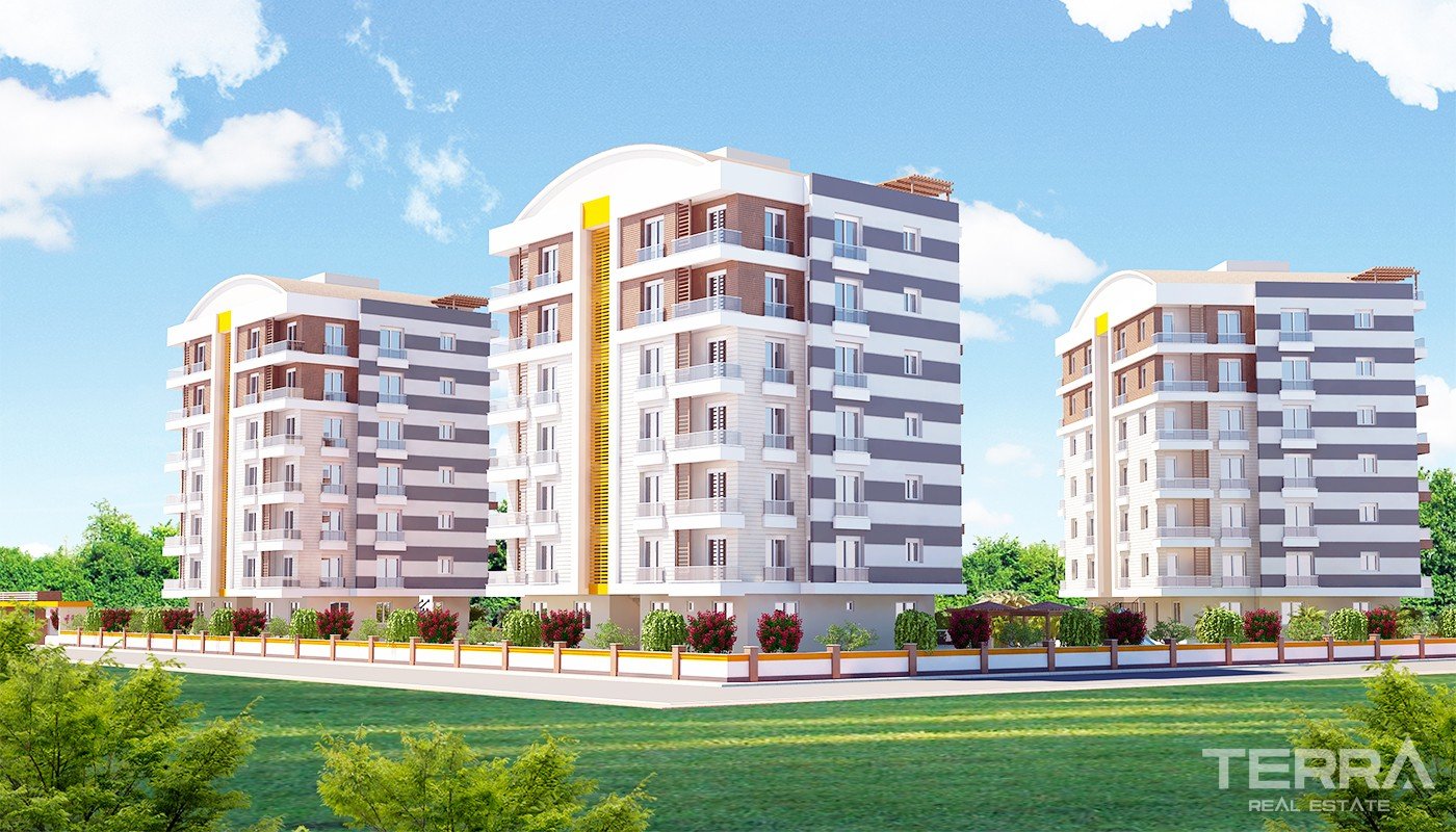 Modern Apartments in Antalya Kepez with Rich Social Features