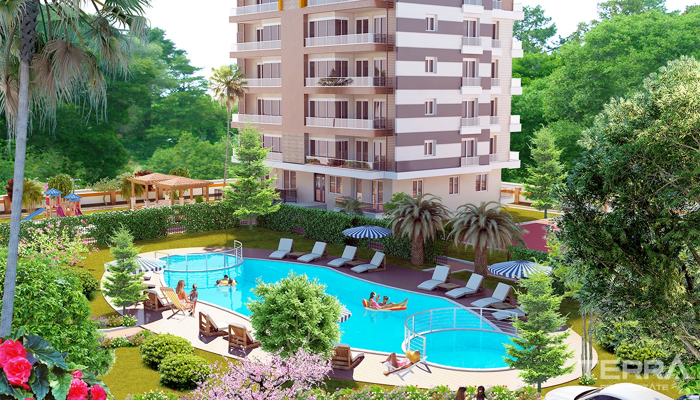 Modern Apartments in Antalya Kepez with Rich Social Features - 21703