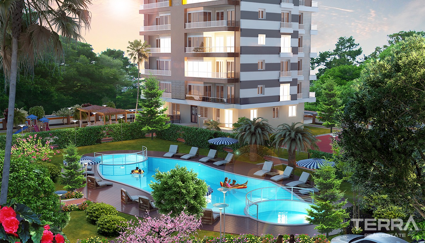 Modern Apartments in Antalya Kepez with Rich Social Features - 21704