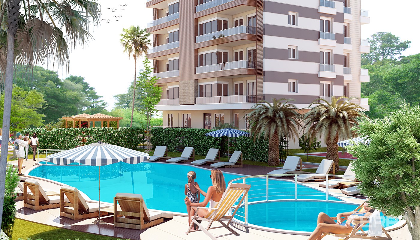 Modern Apartments in Antalya Kepez with Rich Social Features - 21705