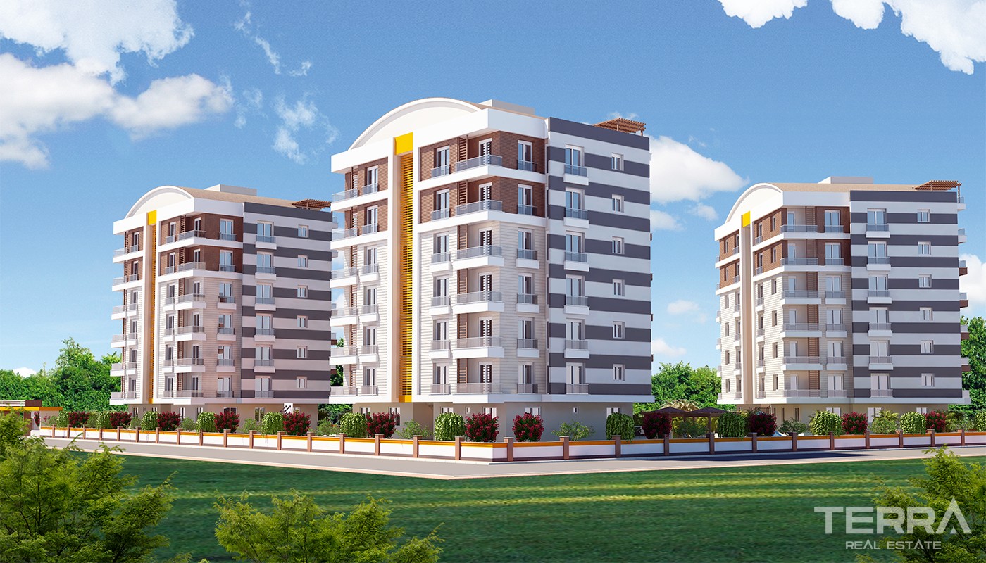 Modern Apartments in Antalya Kepez with Rich Social Features - 21713