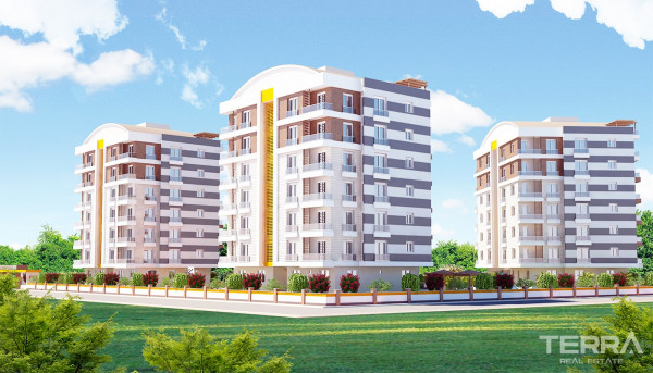 Moderne Apartments in Antalya Kepez mit vielen sozialen Funktionen