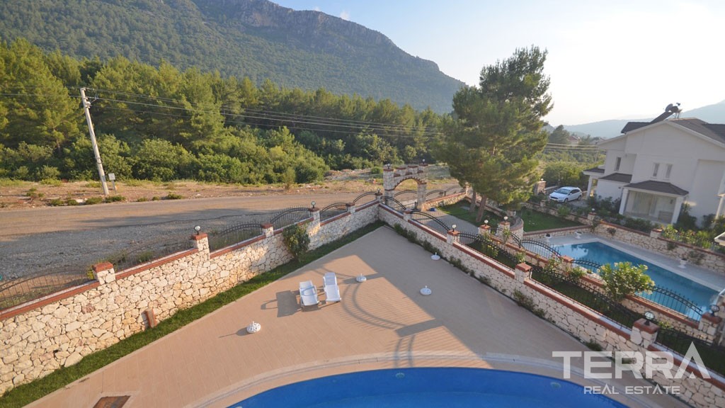 Four Bedroom Detached House in Fethiye Ovacık with Private Pool - 21785