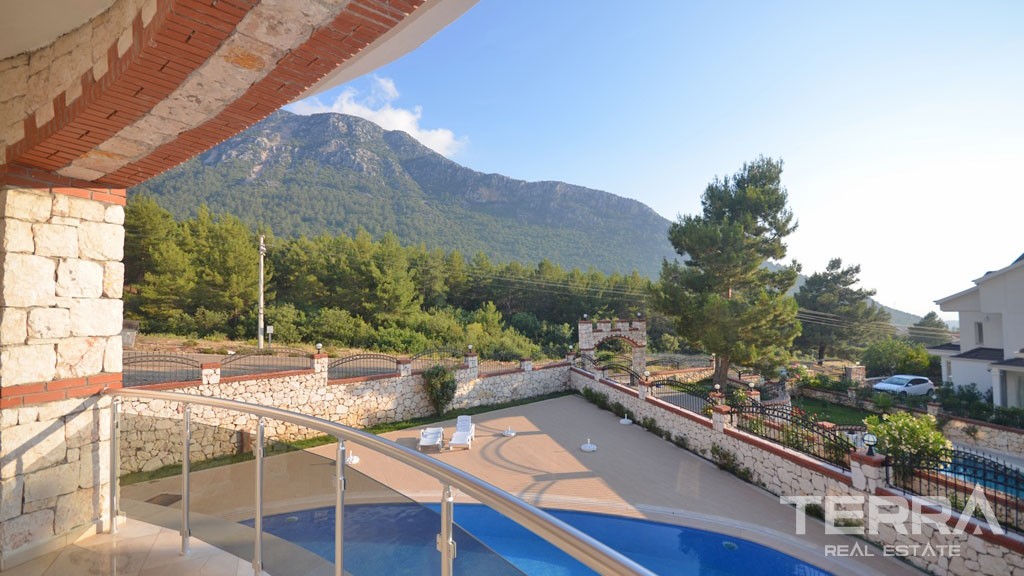 Four Bedroom Detached House in Fethiye Ovacık with Private Pool - 21798