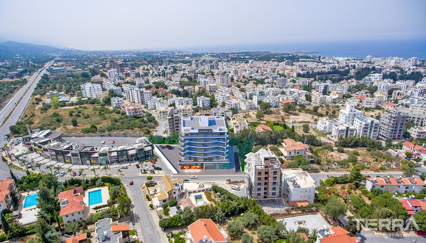 Sea View Apartments in North Cyprus Kyrenia City Center for Sale