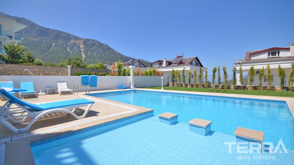 Sea View Detached House in Fethiye Ovacık with Private Pool and Garden - 21880