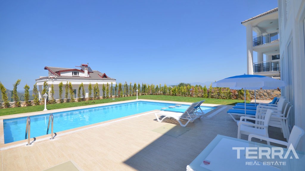 Sea View Detached House in Fethiye Ovacık with Private Pool and Garden - 21882