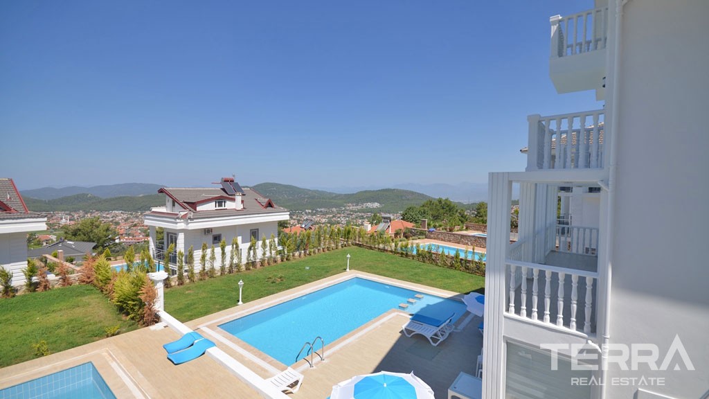 Sea View Detached House in Fethiye Ovacık with Private Pool and Garden - 21893