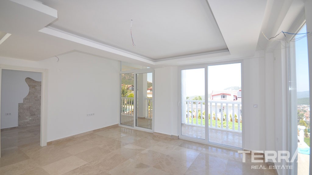 Sea View Detached House in Fethiye Ovacık with Private Pool and Garden - 21897