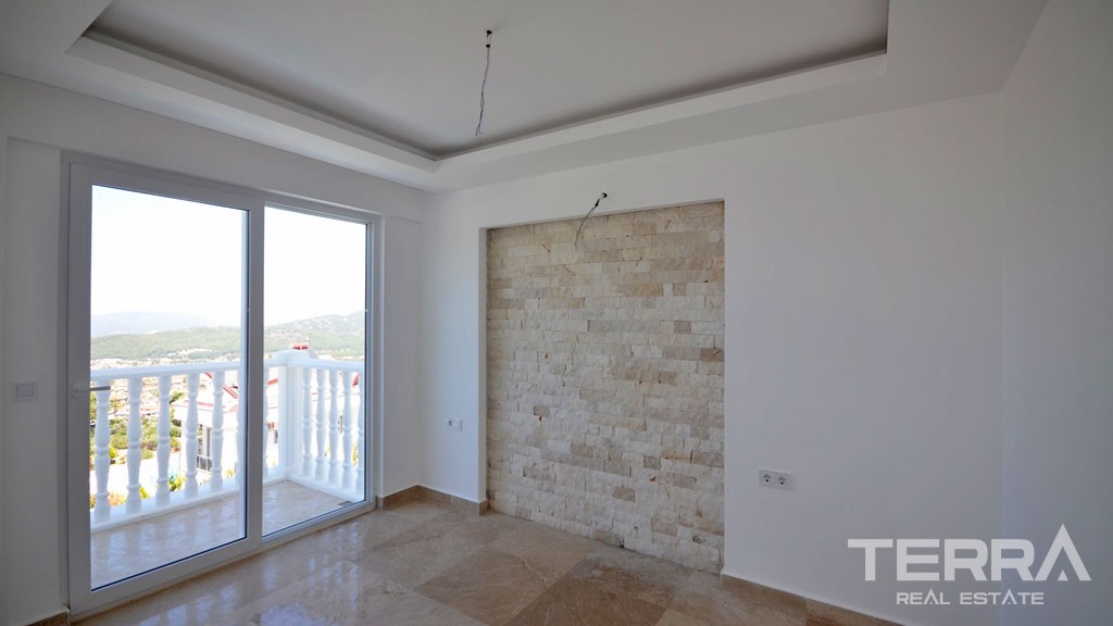 Sea View Detached House in Fethiye Ovacık with Private Pool and Garden - 21900