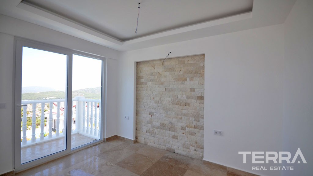 Sea View Detached House in Fethiye Ovacık with Private Pool and Garden - 21906