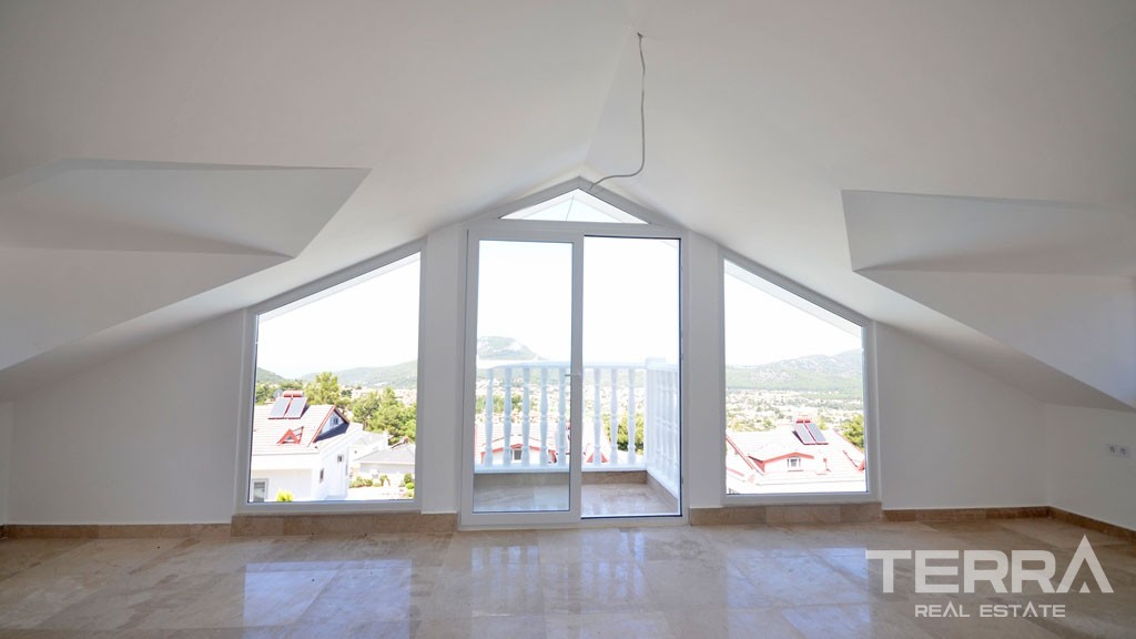 Sea View Detached House in Fethiye Ovacık with Private Pool and Garden - 21908