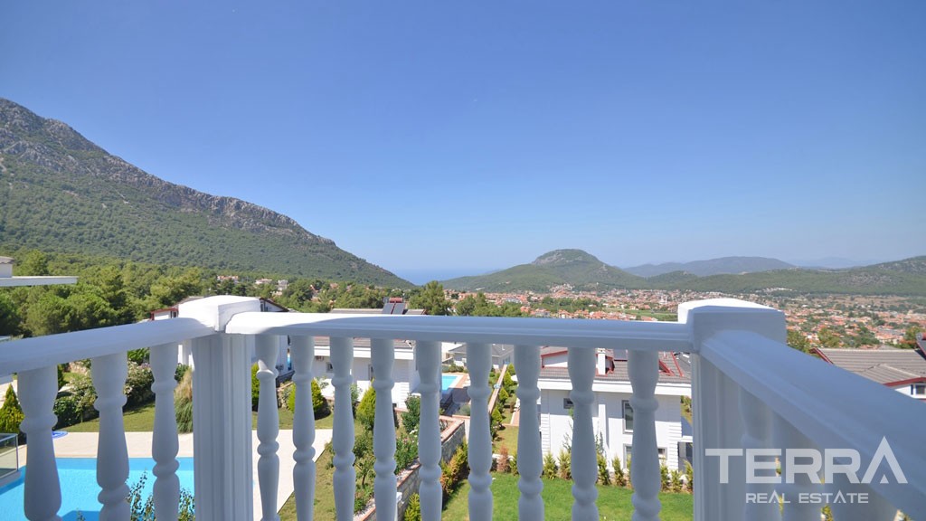 Sea View Detached House in Fethiye Ovacık with Private Pool and Garden - 21912