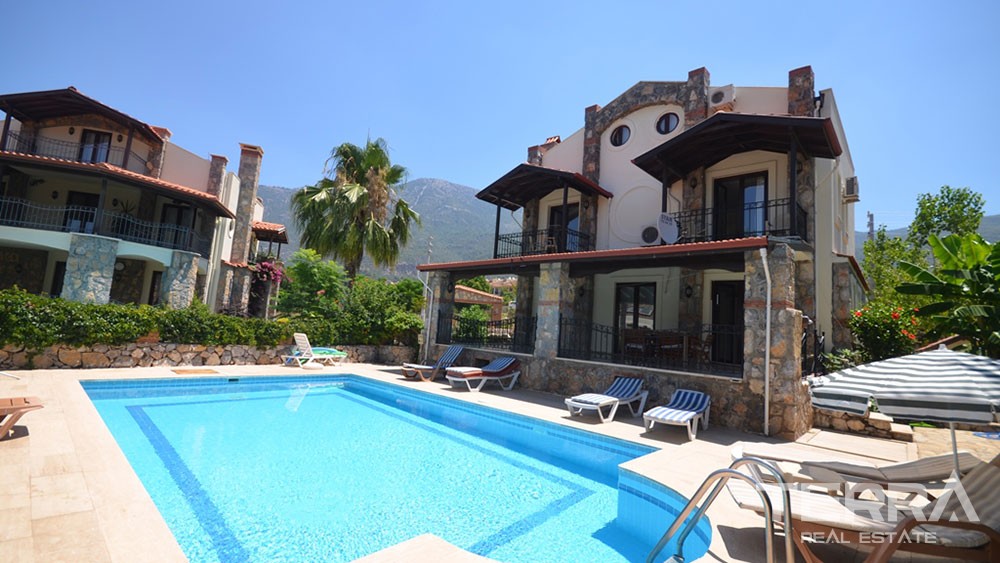 Furnished Stone Villa for Sale in Fethiye Ovacık with Private Pool - 21929