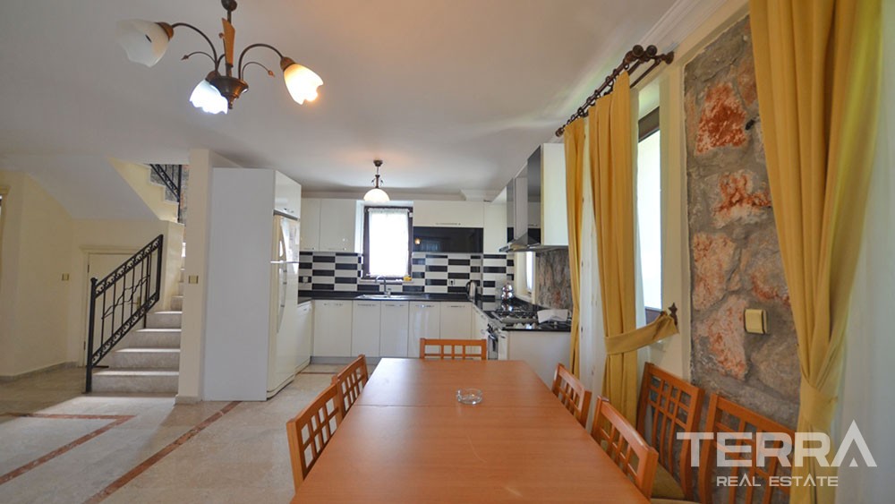 Furnished Stone Villa for Sale in Fethiye Ovacık with Private Pool - 21931