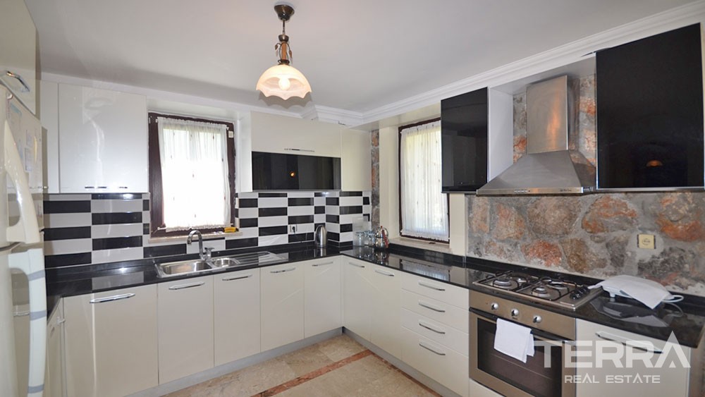 Furnished Stone Villa for Sale in Fethiye Ovacık with Private Pool - 21933