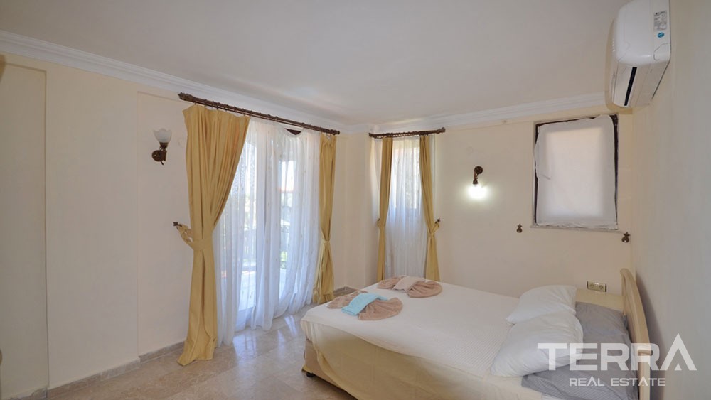 Furnished Stone Villa for Sale in Fethiye Ovacık with Private Pool - 21948