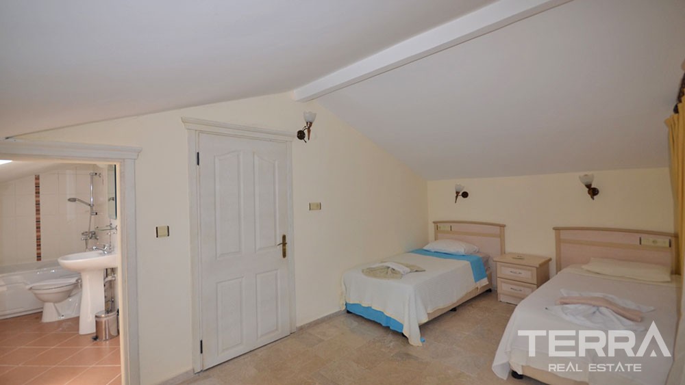 Furnished Stone Villa for Sale in Fethiye Ovacık with Private Pool - 21953