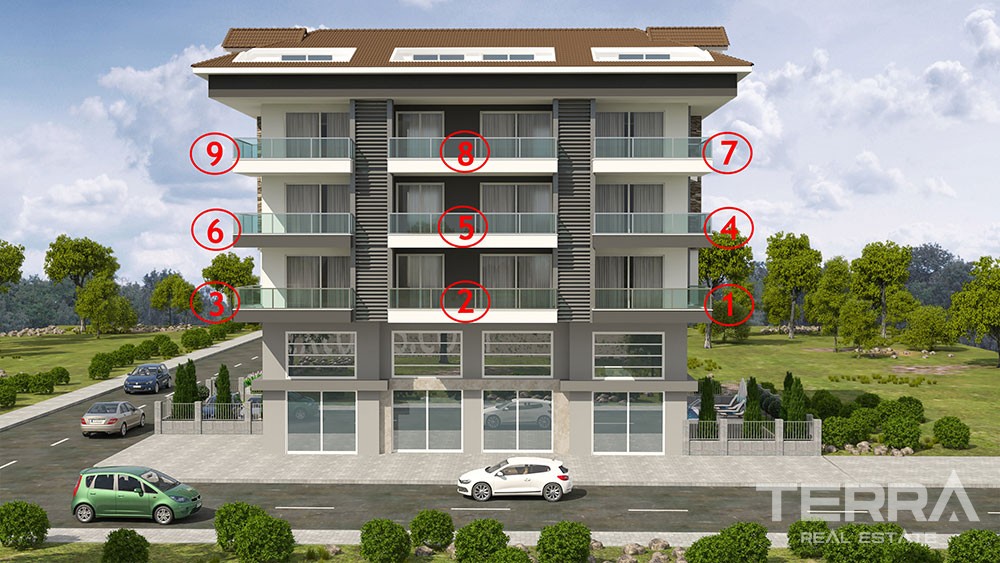 Land For Sale in Alanya Kestel Only 50 m to Beach - 21961