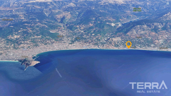 Grundstück zum Verkauf in Alanya Kestel Nur 50 m zum Strand