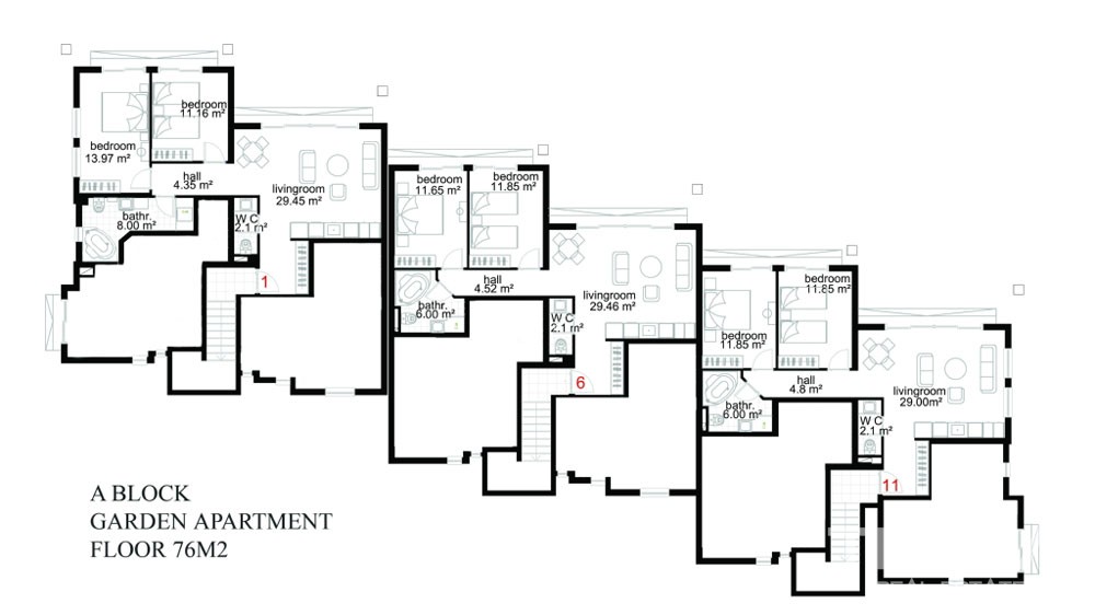 Awarded Sea View Apartments in Alanya Konaklı at Bargain Prices - 22023
