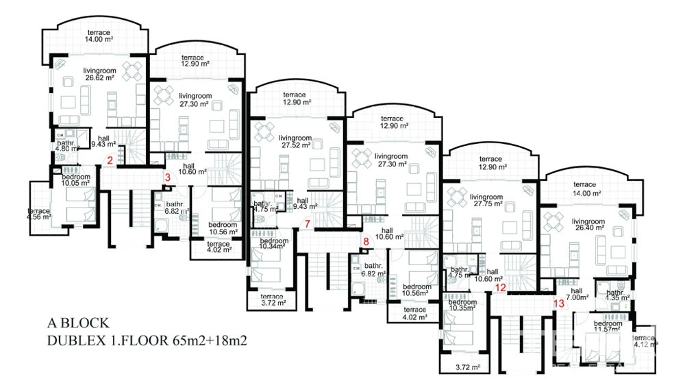 Awarded Sea View Apartments in Alanya Konaklı at Bargain Prices - 22024