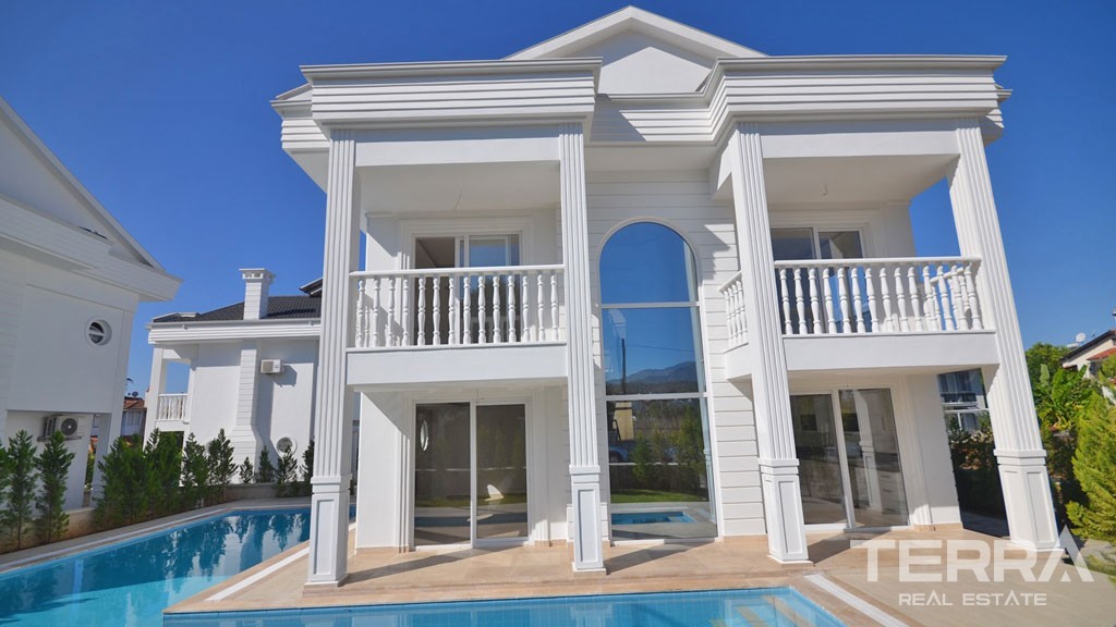 Einfamilienhaus mit privatem Pool in Fethiye Çalış zu verkaufen - 22214