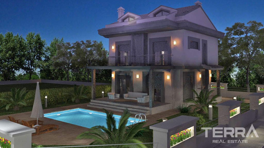 Maison Individuelle à Fethiye Centre-Ville à 3 km de la Plage - 22275