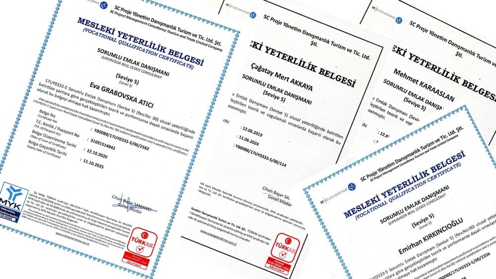 Certyfikat Kwalifikacji Zawodowej na Tureckim Rynku Nieruchomości
